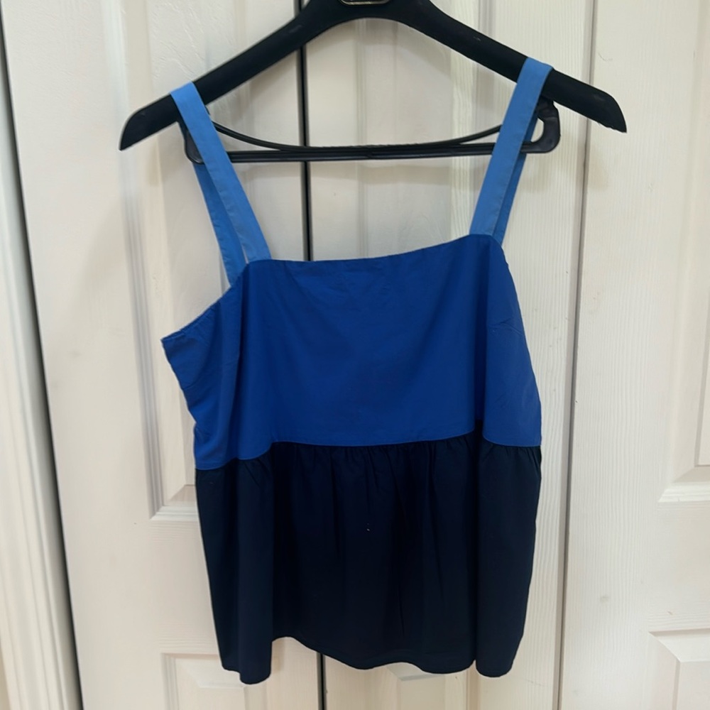 Loft two tone blue tank